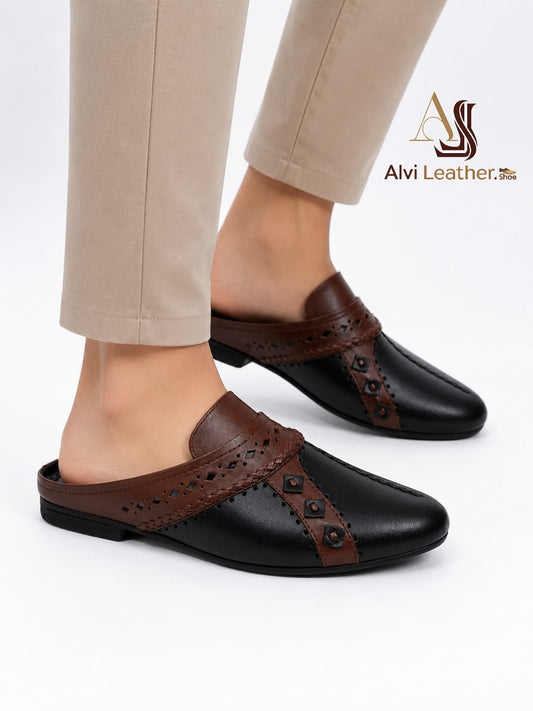 Men’s Half Shoes – 100% Genuine Leather | ASL11