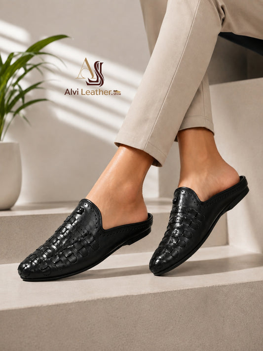 Men’s Half Shoes – 100% Genuine Leather | ASL13