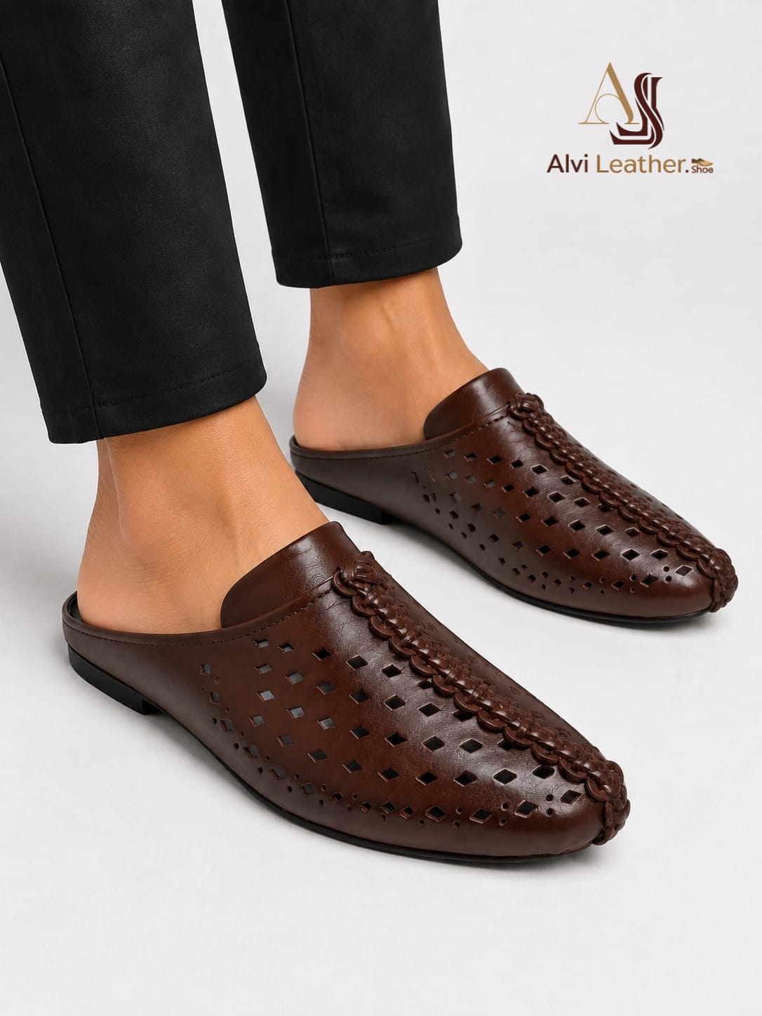 Men’s Half Shoes – 100% Genuine Leather | ASL09