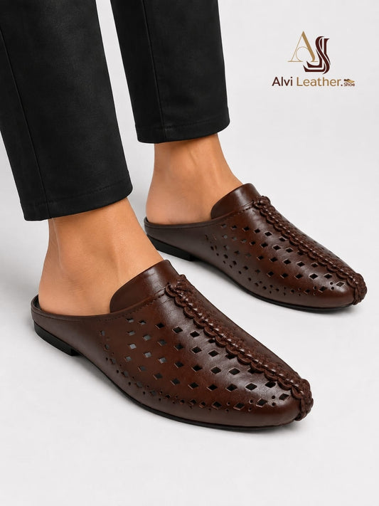 Men’s Half Shoes – 100% Genuine Leather | ASL09