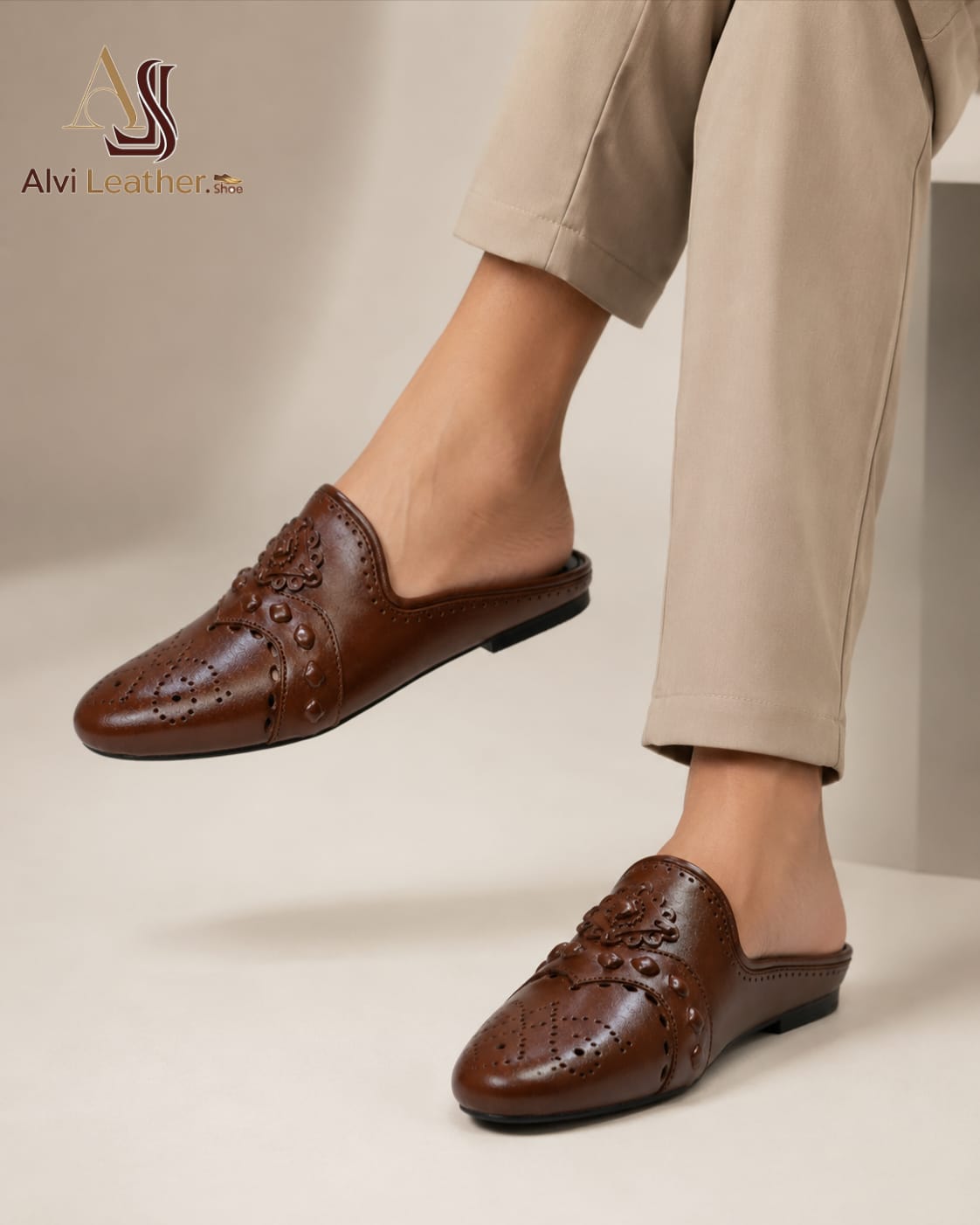 Men’s Half Shoes – 100% Genuine Leather | ASL12