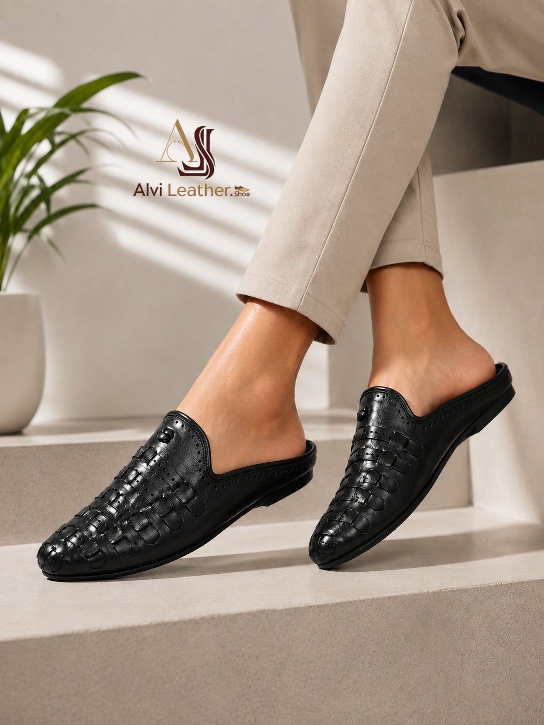 Men’s Half Shoes – 100% Genuine Leather | ASL13