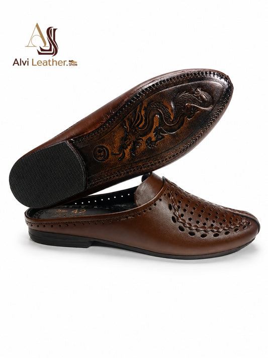 Men’s Half Shoes – 100% Genuine Leather | ASL10